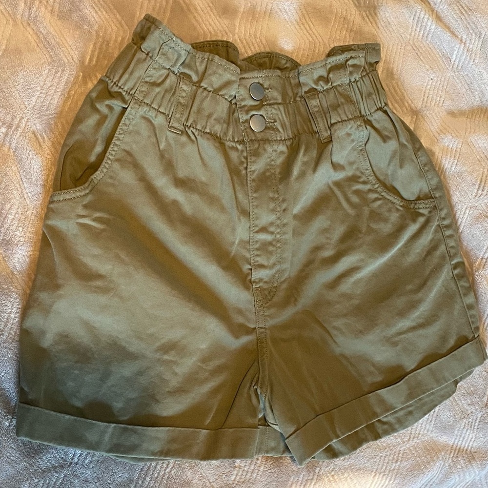 Color: Sage Green, High Waisted Short, Size 6
